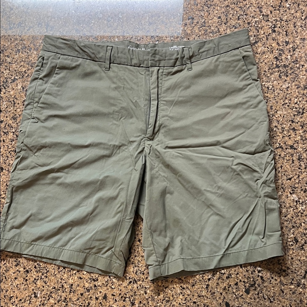 Men's Goodfellow Quick Dry Green Shorts